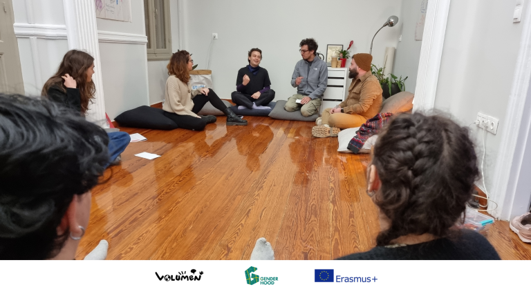 Ομαδική φωτογραφία από τα workshops Φύλο & Κοινότητα.